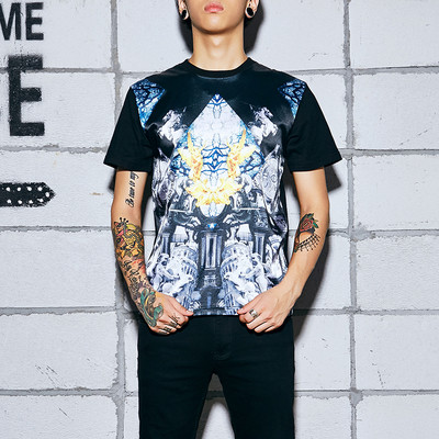 Ανδρών το καλοκαίρι t-shirts 3D με μια ποικιλία από ενδιαφέροντα εκτυπώνει μια μεγάλη γκάμα μοντέλων