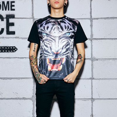 Ανδρών το καλοκαίρι t-shirts 3D με μια ποικιλία από ενδιαφέροντα εκτυπώνει μια μεγάλη γκάμα μοντέλων