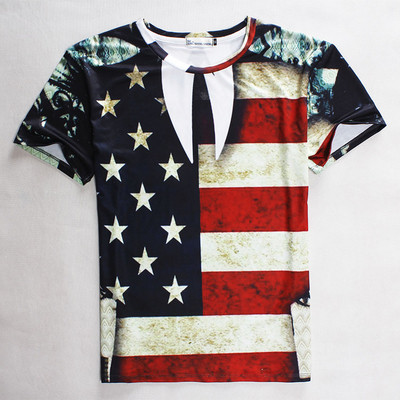 Ενδιαφέρουσες καμουφλάζ των νέων T-shirts με ενδιαφέρον floral, Emoticons και άλλες σχετικές εκτυπώσεις 3D μοντέλο της «μπουκάλι