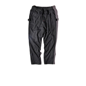 Ανδρών casual παντελόνι καρό σε μαύρο και γκρι