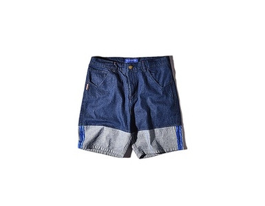 σορτς περιστασιακή ανδρών σε μαύρο και μπλε