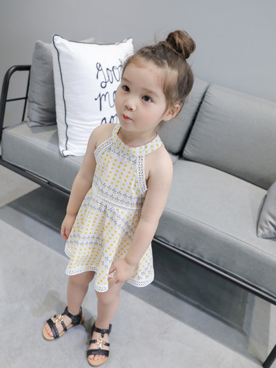 Γλυκό Καλοκαίρι φόρεμα για κορίτσια - το χρώμα και την ευρεία