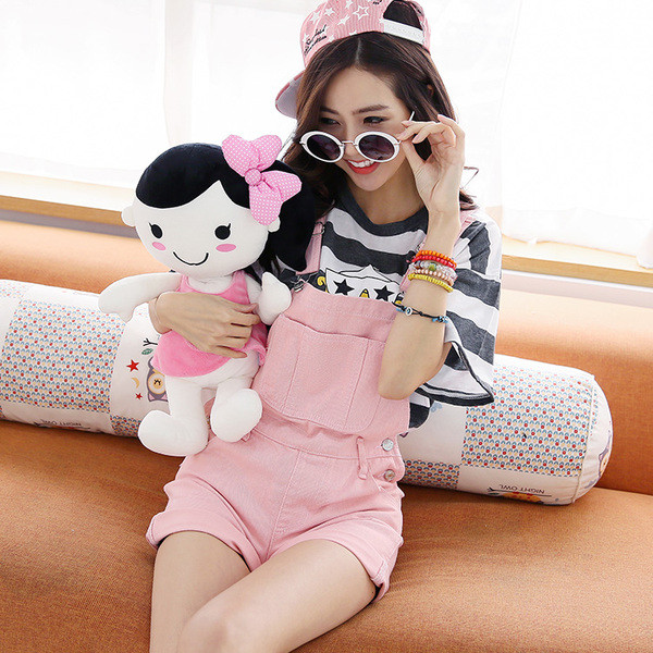 denim jumpsuit Πολύ ενδιαφέρουσα και άνετη γυναικών - 3 χρώματα