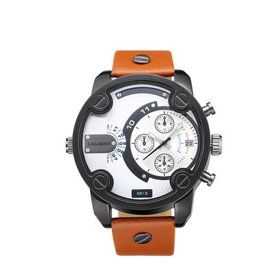 Μοντέρνο ανδρικό ρολόι με δερμάτινη αλυσίδα - 5 χρώματα