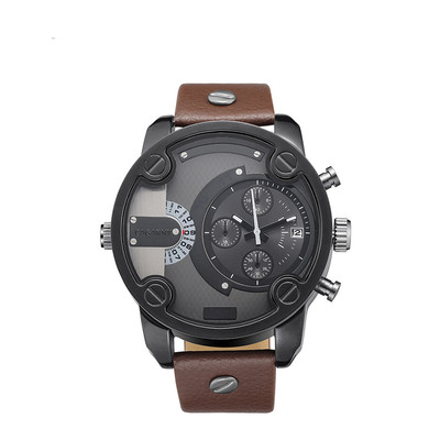 Μοντέρνο ανδρικό ρολόι με δερμάτινη αλυσίδα - 5 χρώματα