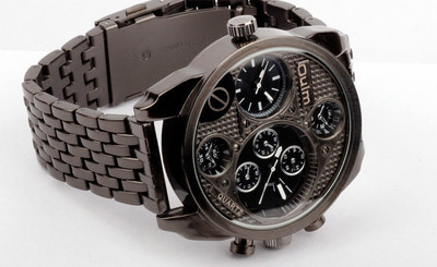 Много елегантен мъжки часовник с голям циферблат - 4 модела