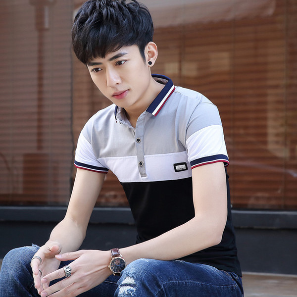 Καθημερινά ανδρών T-shirt με ζιβάγκο - 3 χρώματα