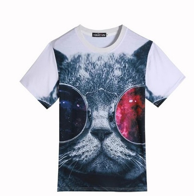 Πολύ ενδιαφέρον των ανδρών 3D T-shirts - 10 μοντέλα