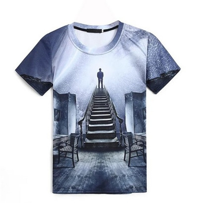 Πολύ ενδιαφέρον των ανδρών 3D T-shirts - 10 μοντέλα