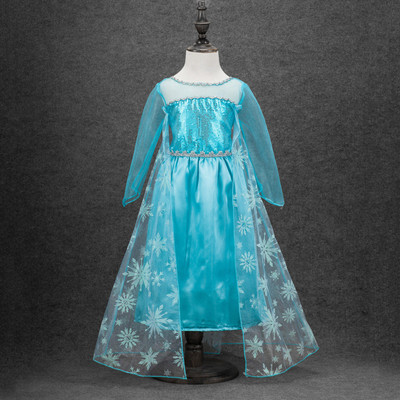 Много интересна и красива рокля по модел на Елза от филма "Замръзналото кралство"