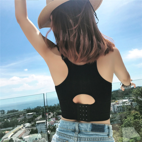 μπουστάκι Sports γυναικών σε μαύρο, μπεζ και γκρι