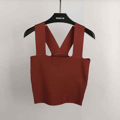 Κομψό κυρίες μπόντζο πουκάμισο με σταυρωμένα τα λουριά σε διάφορα χρώματα