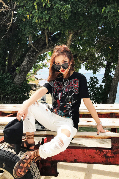 Οι γυναίκες κομψό blouson μαύρο με 3/4 μανίκια και εικόνας