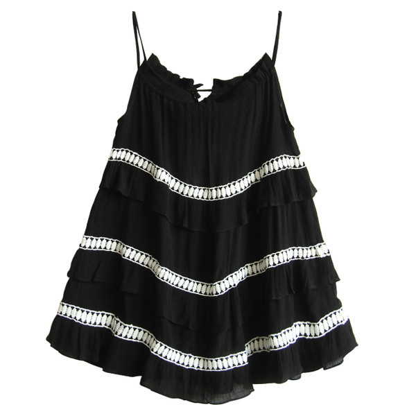 Κυρίες κομψό φόρεμα σε μαύρο χρώμα