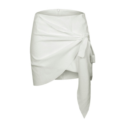 φούστα Καθημερινά πολλές κομψό γυναικών με ενδιαφέροντα δένοντας μια κορδέλα