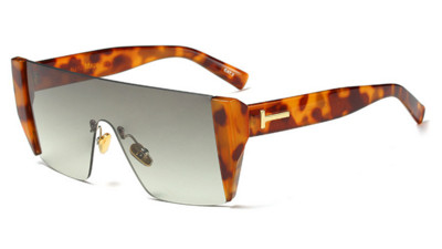 Κομψό κυρίες γυαλιά ηλίου μάσκα τύπου