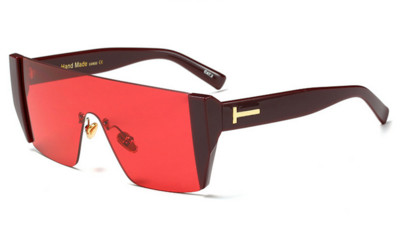 Κομψό κυρίες γυαλιά ηλίου μάσκα τύπου