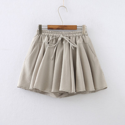 σορτς Κομψή γυναικεία σε μπεζ, μαύρο και ροζ