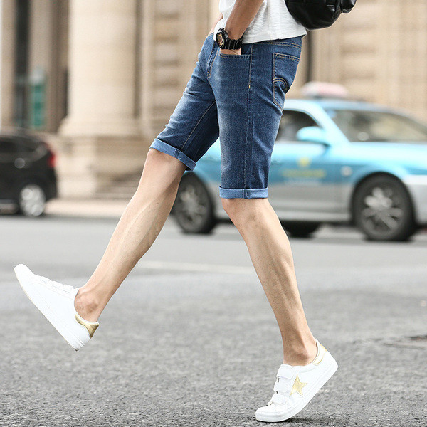 σύντομη παντελόνι τζιν Πολλοί κομψή ανδρών