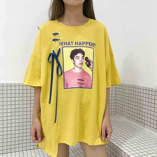 συνδέσεις σπορ blluzon των Γυναικών και 3/4 μανίκια, λευκό και κίτρινο