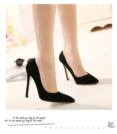 Καθαρίζονται πολύ κομψό κυρίες obuvkichki ψηλοτάκουνα - 4 χρώματα