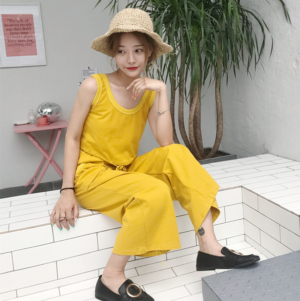 σπορ κιτ Γυναικών κατάλληλο για την καθημερινή ζωή, σε καφέ και κίτρινο