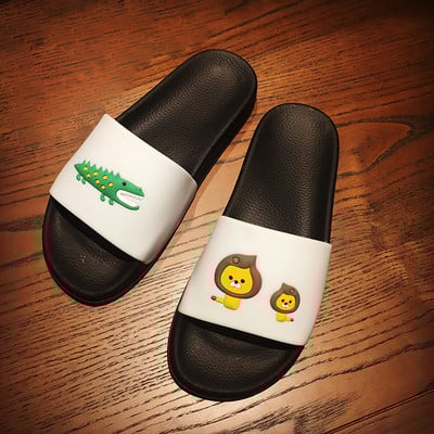 Καουτσούκ παντόφλες unisex, με κινούμενες εικόνες και χρώματα