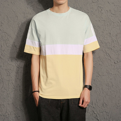 πουκάμισο Κομψή ανδρών σε μπλε, κίτρινο και μαύρο