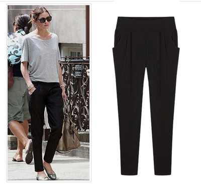 Много удобен дамски ежедневен панталон тип шалвар