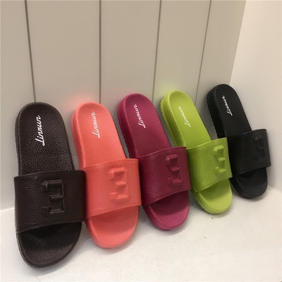 Гумени чехли - унисекс, с изобразена цифра, в различни цветове