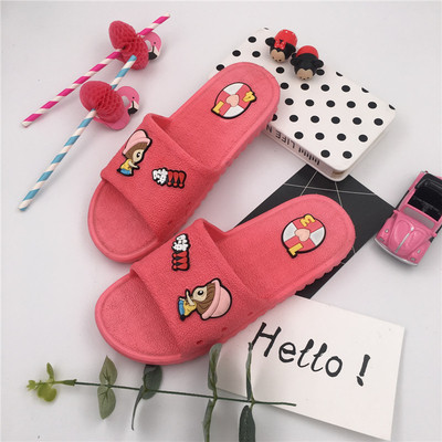 Unisex καουτσούκ παντόφλες σε διάφορα χρώματα με εικόνα διακόσμησης