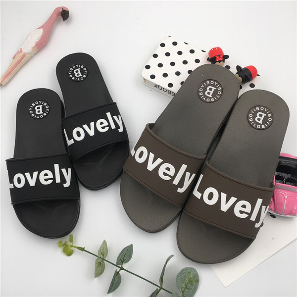 Σύγχρονα  καουτσούκ παντόφλες - Unisex, Lovely