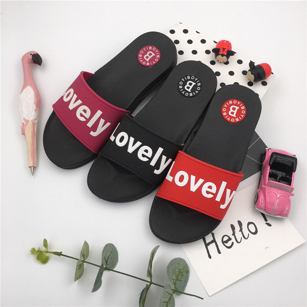 Σύγχρονα  καουτσούκ παντόφλες - Unisex, Lovely