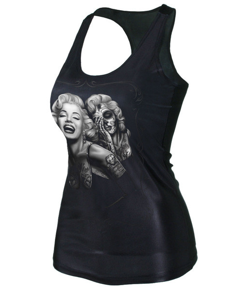 Οι γυναίκες απλό γιλέκο με μια πολύ ενδιαφέρουσα εικόνα