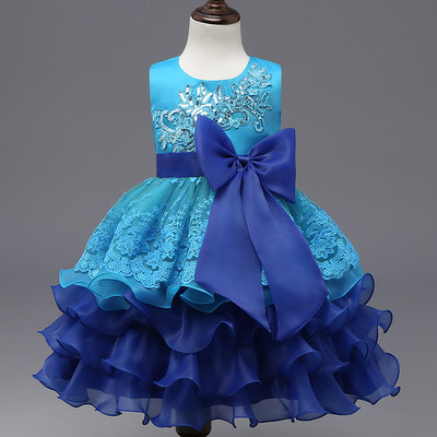 Ένα μοναδικό φόρεμα για ένα κορίτσι με όμορφη κορδέλα - 4 χρώματα