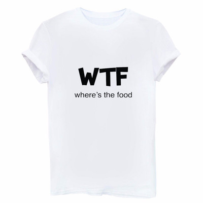 Κυρίες καθημερινή μπλούζα με μια πολύ ενδιαφέρουσα επιγραφή - 3 χρώματα