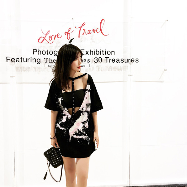 Κομψό κυρίες Ζακέτα με έντονη διάσπαση σε μαύρο χρώμα