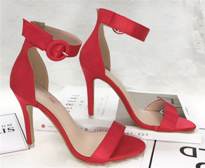 σανδάλια πολύ κομψό ανοιχτό κυρίες με ψηλά τακούνια - 2 χρώματα