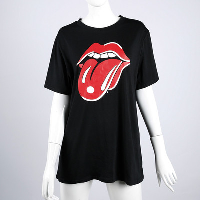 Μεγάλη κυρίες Ζακέτα με πολλές θεαματικές εκτύπωσης