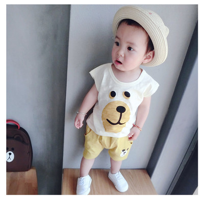 Сладък детски комплект за момчета и момичета с изображение