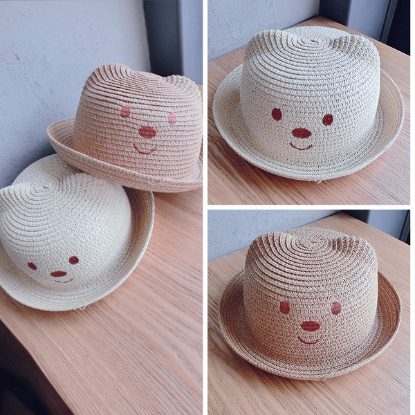 Сладка детска шапка за момичета и момчета в два цвята