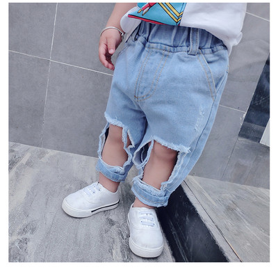 Κομψά παιδικά τζιν για αγόρια και αγόρια - ελαστικά και σχισμένα