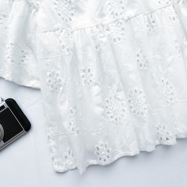 Свободна дамска риза с 3/4 ръкав в бял, кафяв и розов цвят