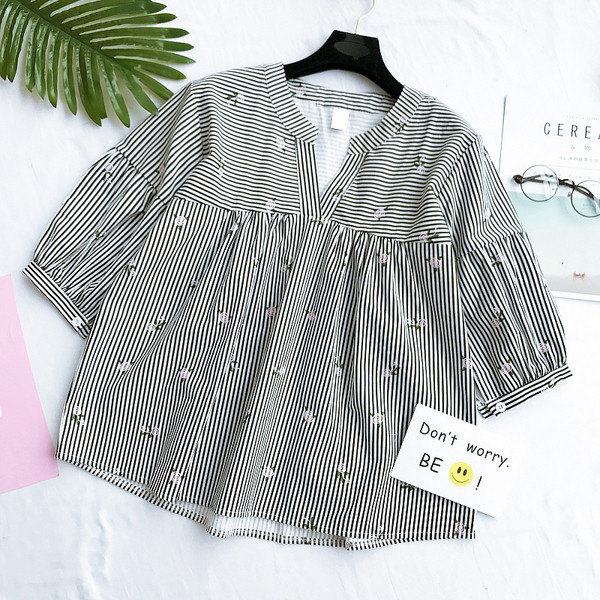 Κυρίες καρό πουκάμισο με 3/4 μανίκι σε τέσσερα χρώματα