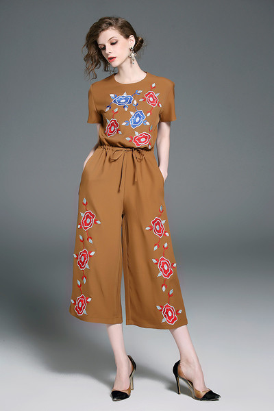 Μεγάλη περιστασιακή κοστούμια κεντημένα κυρίες - 3 μοντέλα