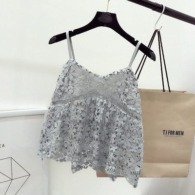 Lacy κυρίες κατοχυρωθούν σε γκρι, λευκό, ροζ, πράσινο και μαύρο, με λεπτές τιράντες