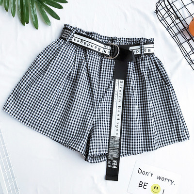 σορτς Wide κυρίες μαύρο κουτί χρώμα