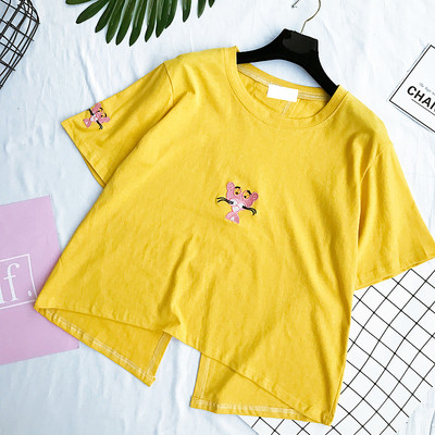 Καθημερινά T-shirt για τις κυρίες σε λευκό, κίτρινο, μαύρο και ροζ