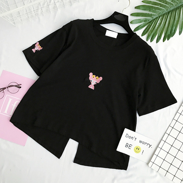 Καθημερινά T-shirt για τις κυρίες σε λευκό, κίτρινο, μαύρο και ροζ