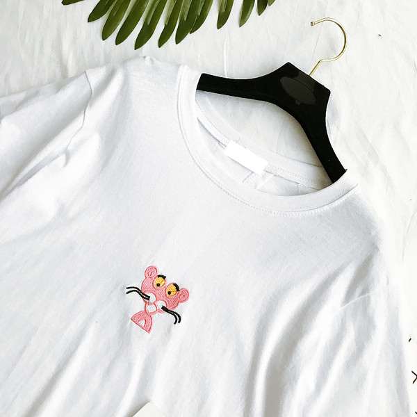 Καθημερινά T-shirt για τις κυρίες σε λευκό, κίτρινο, μαύρο και ροζ